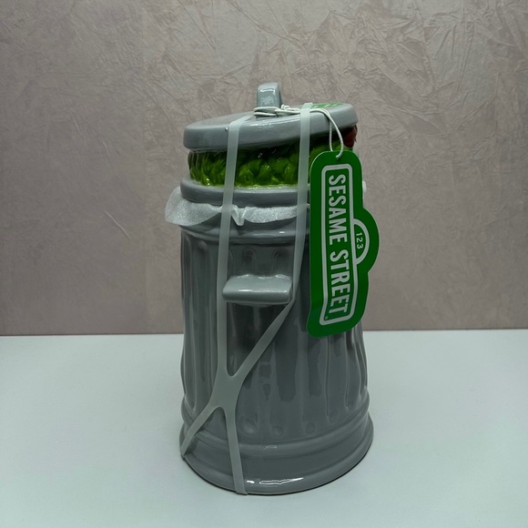 Sesame Street Gray and Green Cookie Jar - Picture 5 of 10